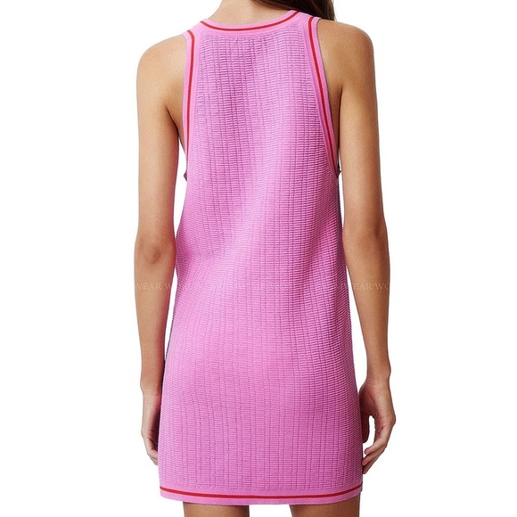 PQ Swim Pink Mini Dress with Red Accents - Picture 6 of 7